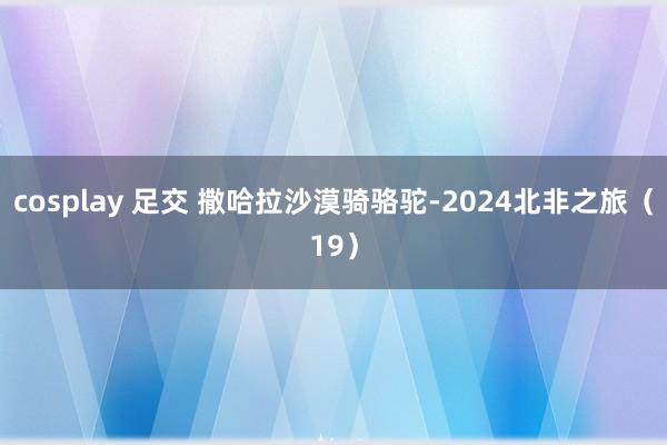 cosplay 足交 撒哈拉沙漠骑骆驼-2024北非之旅（19）